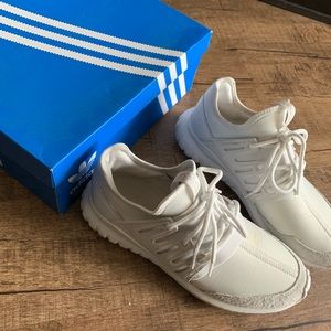 Adidas tubular radial white